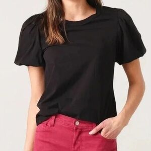 A.L.C. Poole Short Puff Sleeve Top - S